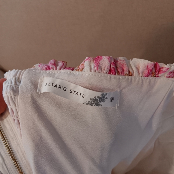 Altar'd StateMelney Floral Mini Dress Sz S Like New - Picture 6 of 6